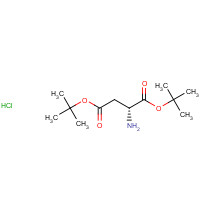 135904-71-1 (R)-Di-tert-butyl 2-aminosuccinate hydrochloride chemical structure