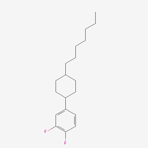 139136-72-4 1,2-Difluoro-4-(4-heptylcyclohexyl)benzene chemical structure