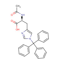 183498-47-7 (S)-2-Acetamido-3-(1-trityl-1H-imidazol-4-yl)propanoic acid chemical structure