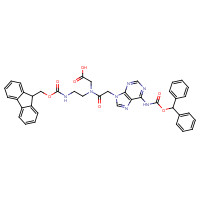 186046-82-2 fmoc-pna-a(bhoc)-oh chemical structure
