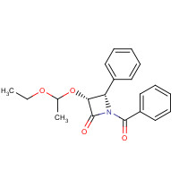 201856-53-3 (3R,4S)-1-Benzoyl-3-(1-ethoxyethoxy)-4-phenylazetidin-2-one chemical structure
