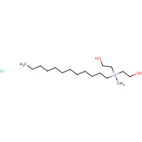 22340-01-8 N,N-bis(2-hydroxyethyl)-N-methyldodecan-1-aminium chloride chemical structure