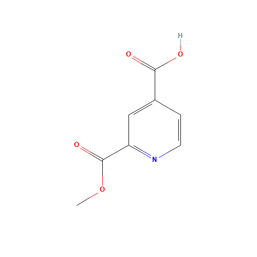 24195-10-6 2-(METHOXYCARBONYL)ISONICOTINIC ACID chemical structure