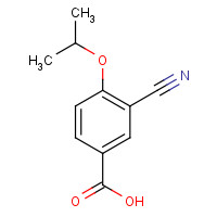 258273-31-3 3-cyano-4-isopropoxybenzoic acid chemical structure