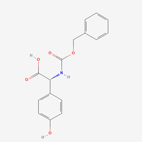 26787-75-7 (R)-(N-benzyloxycarbonyl)-p-hydroxyphenylglycine chemical structure