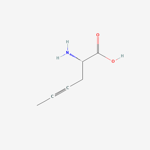 29834-76-2 (S)-2-Aminohex-4-ynoic acid chemical structure