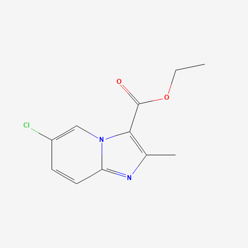 330858-13-4 ethyl 6-chloro-2-methylimidazo[1,2-a]pyridine-3-carboxylate chemical structure