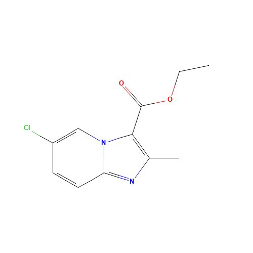 330858-13-4 ethyl 6-chloro-2-methylimidazo[1,2-a]pyridine-3-carboxylate chemical structure
