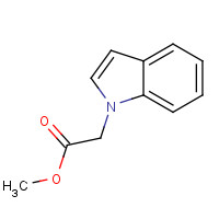 33140-80-6 methyl 2-(1H-indol-1-yl)acetate chemical structure