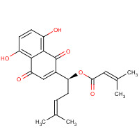 34539-65-6 b,b-Dimethylacrylalkannin chemical structure