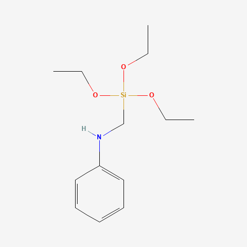 3473-76-5 N-((Triethoxysilyl)methyl)aniline chemical structure