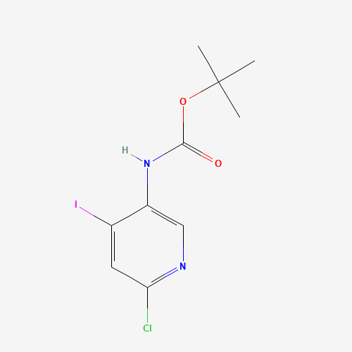400777-00-6 tert-Butyl (6-chloro-4-iodopyridin-3-yl)carbamate chemical structure