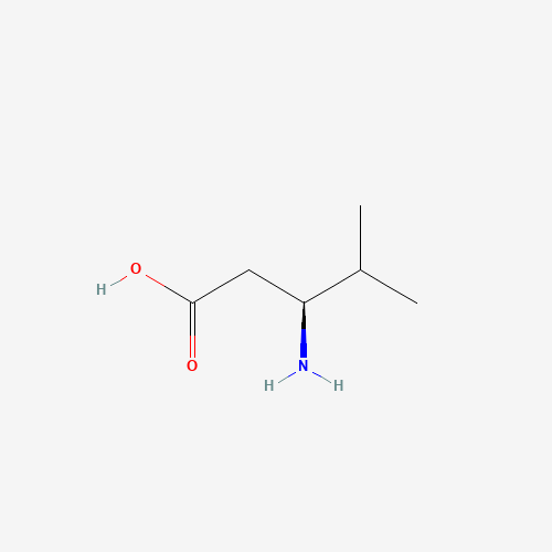 40469-85-0 (s)-3-amino-4-methylpentanoic acid chemical structure