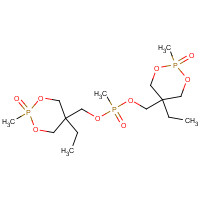 42595-45-9 Phosphonic acid, methyl-, bis((5-ethyl-2-methyl-2-oxido-1,3,2-dioxaphosphorinan-5-yl)methyl) ester chemical structure