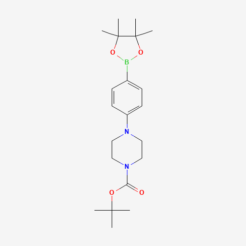 470478-90-1 tert-butyl 4-(4-(4,4,5,5-tetramethyl-1,3,2-dioxaborolan-2-yl)phenyl)piperazine-1-carboxyla chemical structure