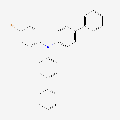 499128-71-1 [1,1'-Biphenyl]-4-amine, N-[1,1'-biphenyl]-4-yl-N-(4-bromophenyl)- chemical structure