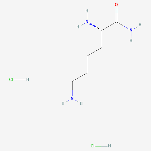 51127-08-3 2,6-diaminohexanamide dihydrochloride chemical structure