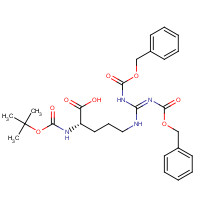 51219-19-3 BOC-ARG(Z)2-OH chemical structure