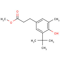 6386-39-6 Methyl 3-(3-tert-butyl-4-hydroxy-5-methylphenyl)propionate chemical structure