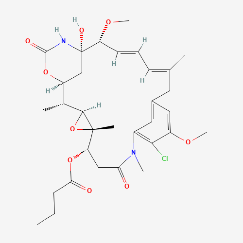 66547-09-9 Ansamitocin P-3 chemical structure