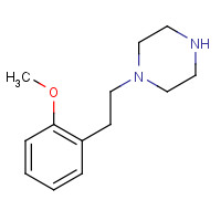 6722-54-9 1-(2-methoxyphenethyl)piperazine chemical structure
