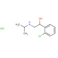 6933-90-0 clorprenaline hydrochloride chemical structure