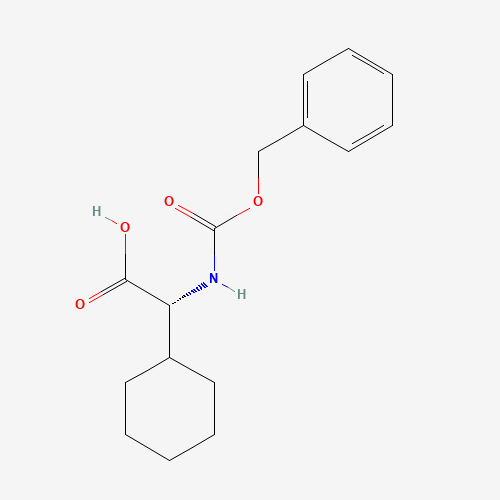 69901-85-5 (R)-2-(((Benzyloxy)carbonyl)amino)-2-cyclohexylacetic acid chemical structure