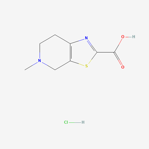 720720-96-7 5-methyl-4,5,6,7-tetrahydrothiazolo[5,4-c]pyridine-2-carboxylic acid hydrochloride chemical structure