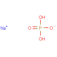 7558-80-7 Monosodium phosphate chemical structure