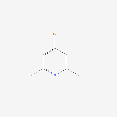 79055-52-0 2,4-dibromo-6-methylpyridine chemical structure