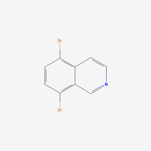81045-39-8 5,8-dibromoisoquinoline chemical structure