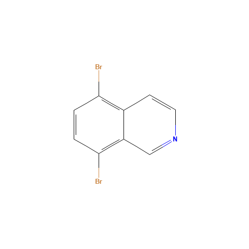 81045-39-8 5,8-dibromoisoquinoline chemical structure