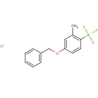 850623-43-7 Potassium (4-benzyloxy-2-methylphenyl)trifluoroborate chemical structure