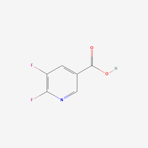 851386-33-9 5,6-difluoronicotinic acid chemical structure