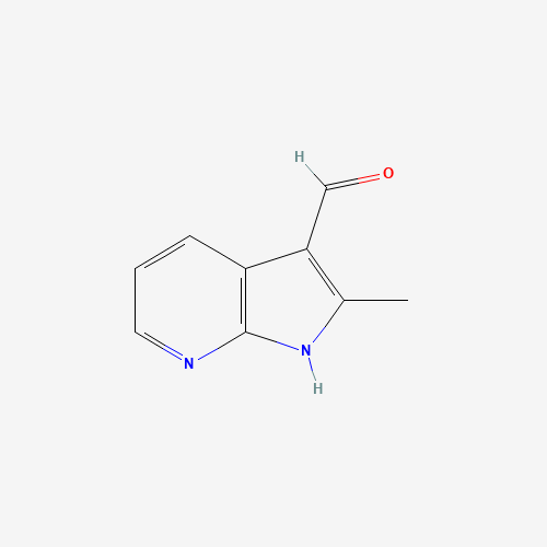 858275-30-6 2-Methyl-1H-pyrrolo[2,3-b]pyridine-3-carbaldehyde chemical structure