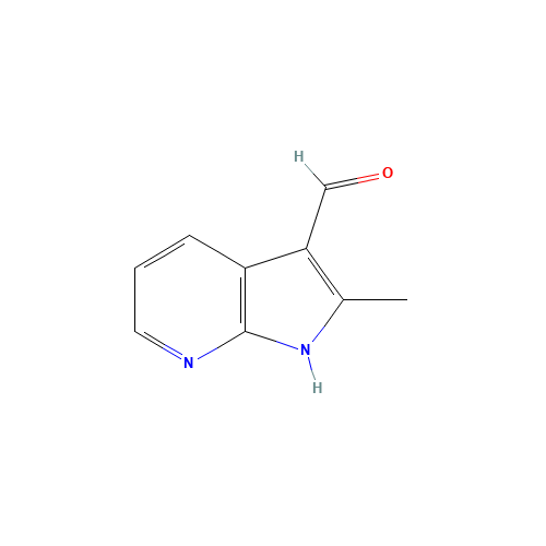 858275-30-6 2-Methyl-1H-pyrrolo[2,3-b]pyridine-3-carbaldehyde chemical structure