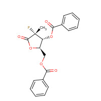 874638-80-9 ((2R,3R,4R)-3-(benzoyloxy)-4-fluoro-4-methyl-5-oxotetrahydrofuran-2-yl)methyl benzoate chemical structure