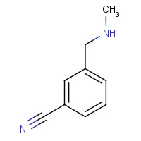 90389-96-1 3-[(methylamino)methyl]benzonitrile chemical structure