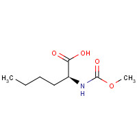 911481-41-9 (S)-2-((Methoxycarbonyl)amino)hexanoic acid chemical structure