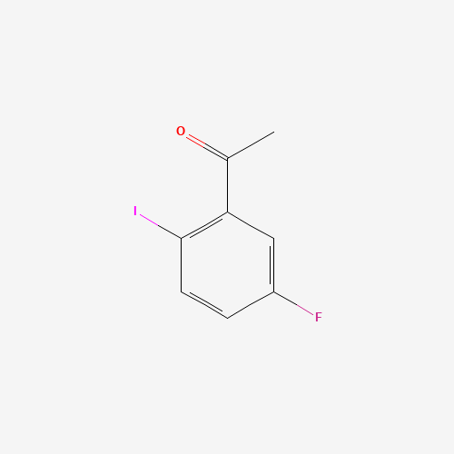 914225-70-0 1-(5-fluoro-2-iodophenyl)ethanone chemical structure