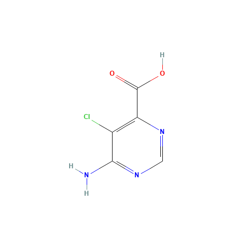 914916-98-6 6-Amino-5-chloro-4-pyrimidinecarboxylic acid chemical structure