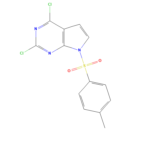 934524-10-4 2,4-dichloro-7-tosyl-7H-pyrrolo[2,3-d]pyrimidine chemical structure