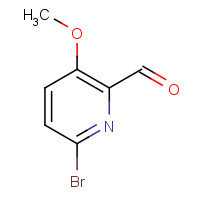 945954-95-0 6-Bromo-3-methoxypicolinaldehyde chemical structure