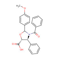 949023-16-9 (4S,5R)-3-Benzoyl-2-(4-methoxyphenyl)-4-phenyloxazolidine-5-carboxylic acid chemical structure