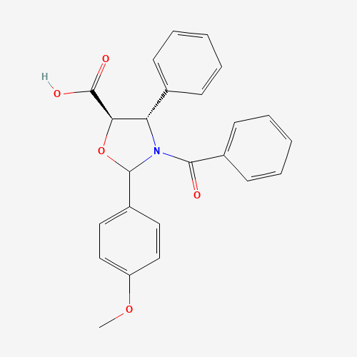 949023-16-9 (4S,5R)-3-Benzoyl-2-(4-methoxyphenyl)-4-phenyloxazolidine-5-carboxylic acid chemical structure