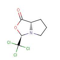 97538-67-5 (3R,7aS)-3-(Trichloromethyl)tetrahydropyrrolo[1,2-c]oxazol-1(3H)-one chemical structure