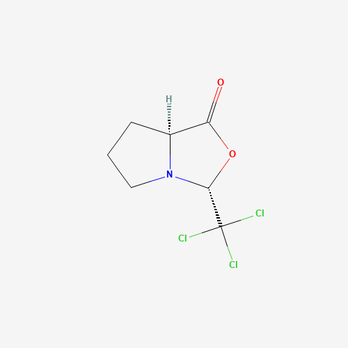 97538-67-5 (3R,7aS)-3-(Trichloromethyl)tetrahydropyrrolo[1,2-c]oxazol-1(3H)-one chemical structure