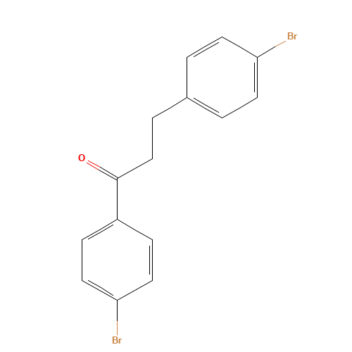 54523-47-6 1,3-Bis(4-bromophenyl)propanone chemical structure