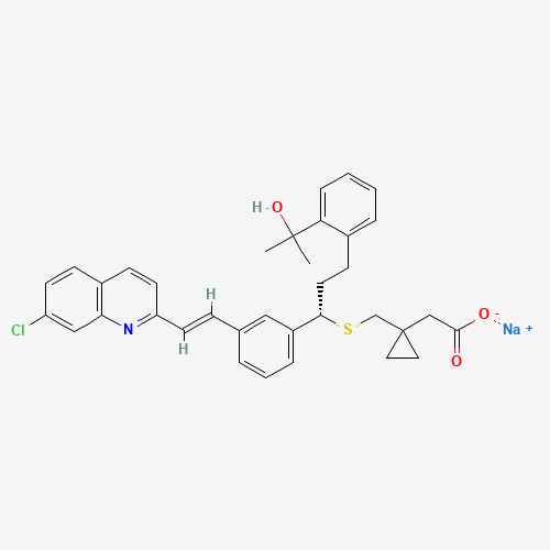 190078-45-6 ent-Montelukast Sodium Salt chemical structure