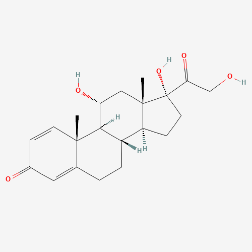 600-90-8 11,17-dihydroxy-17-(2-hydroxyacetyl)-10,13-dimethyl-7,8,9,11,12,14,15,16-octahydro-6H-cyclopenta[a]phenanthren-3-one chemical structure